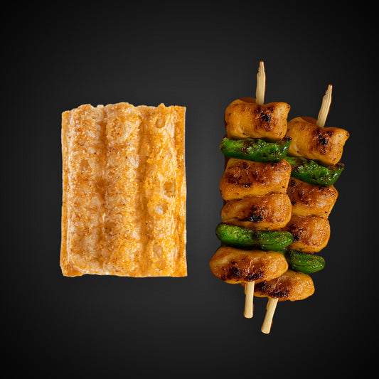 HexaCrunch Charred Ember BBQ – cricket protein cracker with smoky roasted barbecue flavour and grilled skewer inspiration.