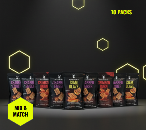 Cricket Protein Rice Crackers | 10-Pack Stash (10 × 30g)